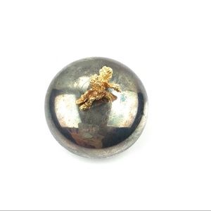 Metal Tin Jewelry/ Ring Holder